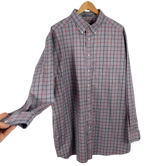 Daniel Cremieux Size 2XT Blue Striped Long Sleeve Button Down Dress Shirt - Picture 7 of 12